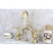 Kingston Brass KS7992AL English Country Bathroom Bridge Faucet, Polished Brass KS7992AL - alternate 2